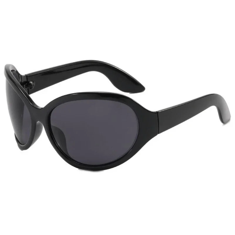Lunettes de Soleil Style Années 2000 Punk Ovales UV400 | MDN Store