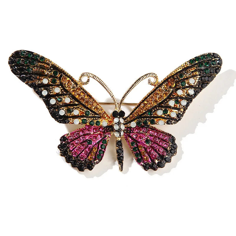 Broche Papillon Baroque Vintage Pin Badge Élégant | MDN