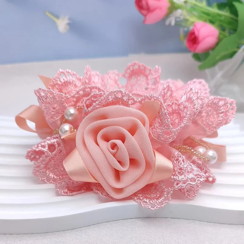 Bandeau Cheveux 3 Fleurs Cercle Large - Élastique Élégant Femme | MDN Store