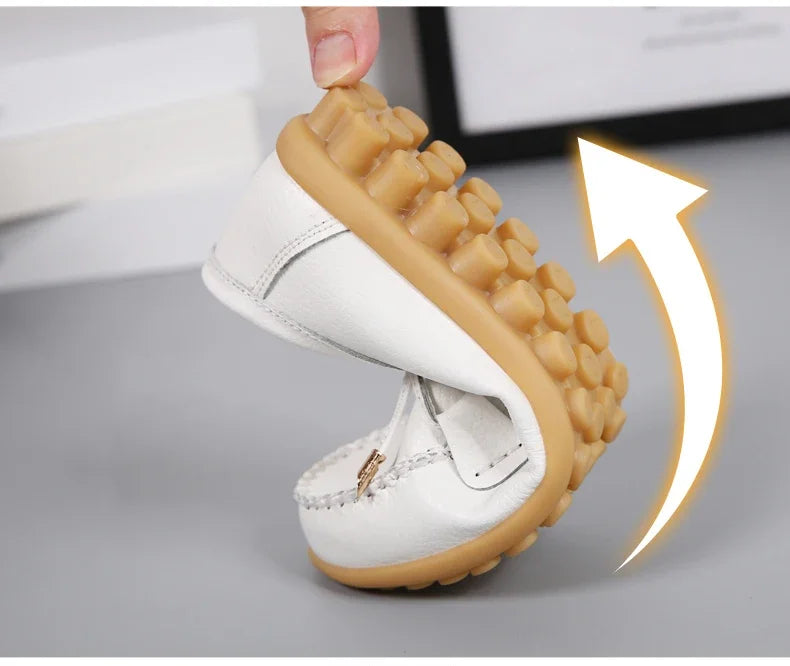 Ballerines Cuir Souple Confort Femme | MDN