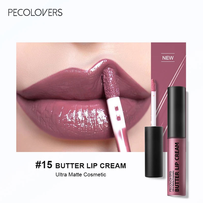 Rouge à Lèvres Liquide Imperméable 21 Couleurs Vitamine E Repulpant | MDN Store