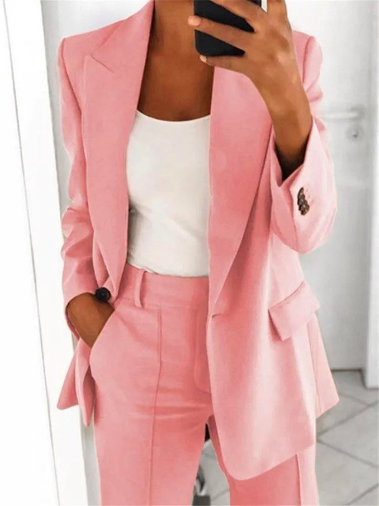 Ensemble Tailleur Pantalon Blazer Noir | MDN Store