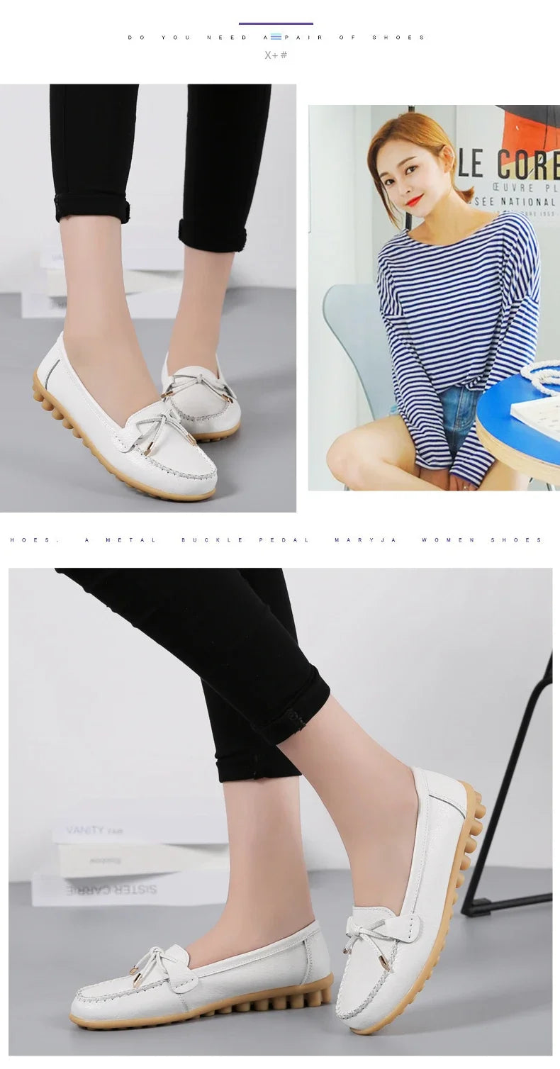 Ballerines Cuir Souple Confort Femme | MDN Store