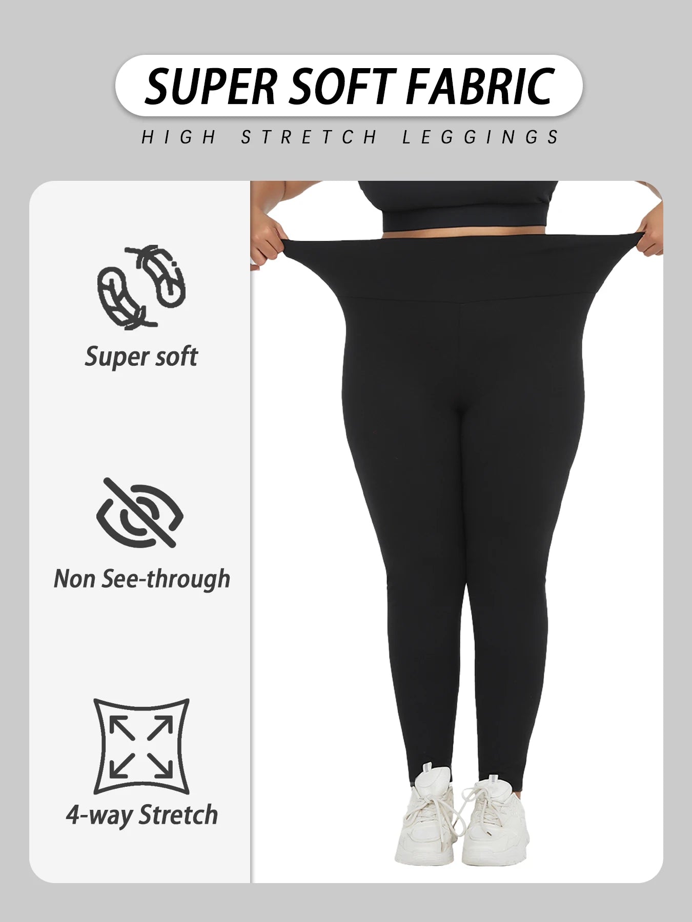 Legging Femme Taille Haute Super Doux | MDN Store