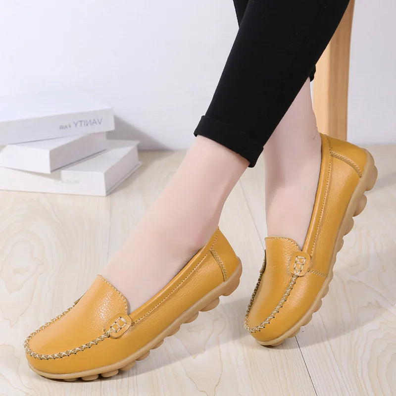 Chaussures Cuir Confort Slip-On Respirantes | MDN Store