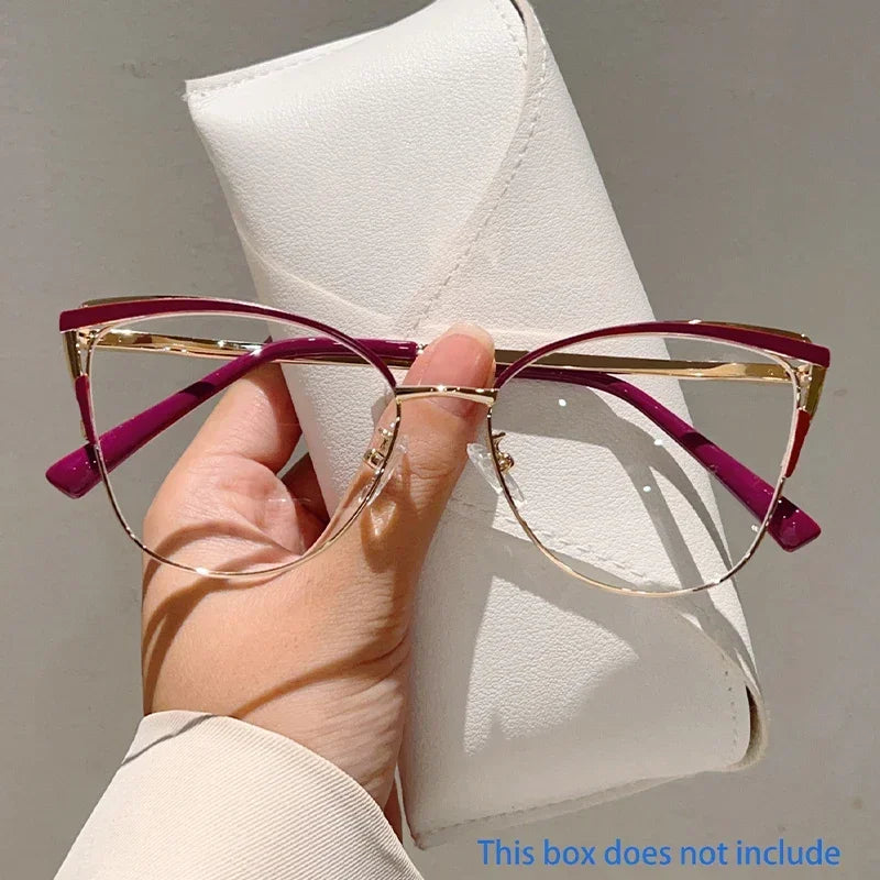 Lunettes Oeil de Chat Oversize Femme Vintage Monture Optique | MDN Store