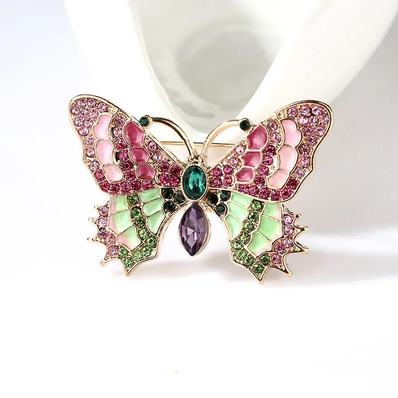 Broche Papillon Baroque Vintage Pin Badge Élégant | MDN