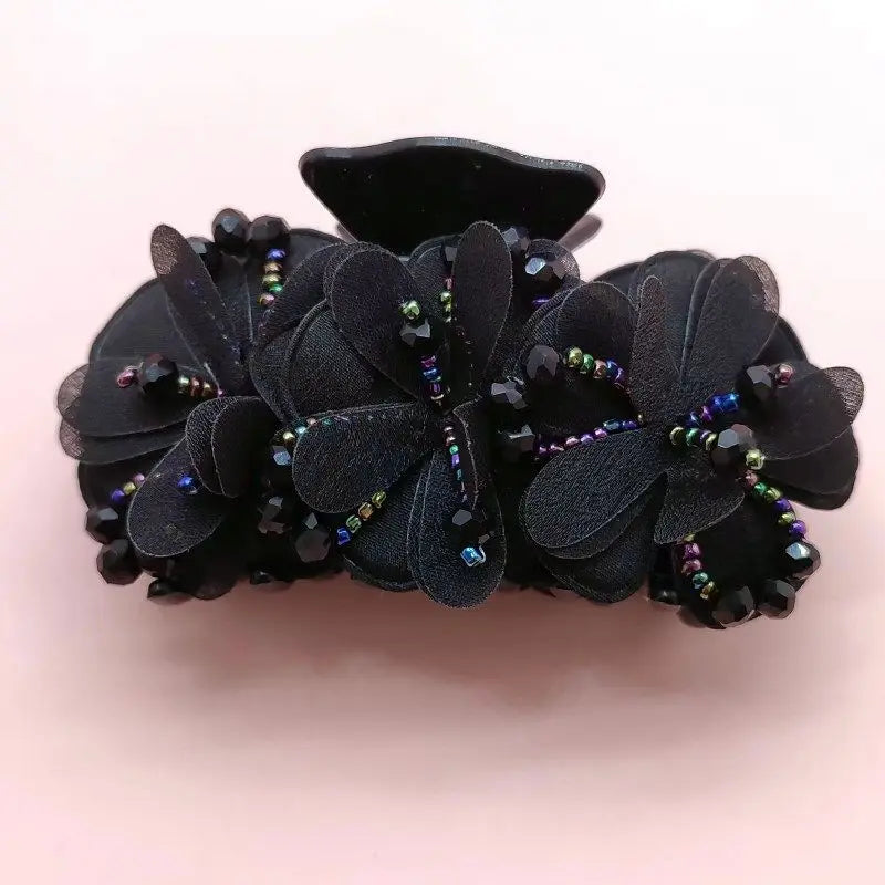 Pince à Cheveux Crabe Fleurie - Accessoire Cheveux Élégant et Pratique | MDN Store