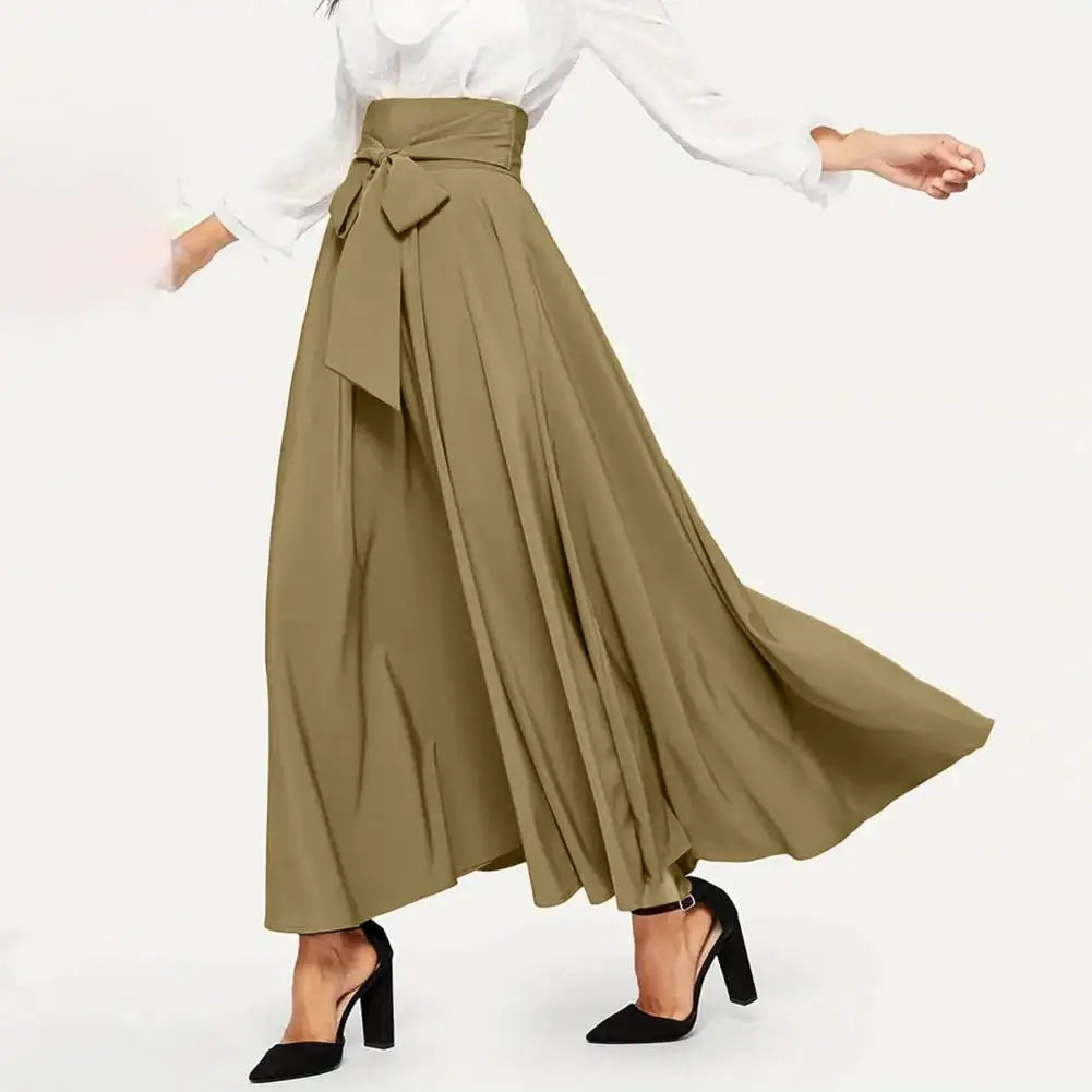 Jupe Longue Femme Taille Haute Élégante - photo 5 | MDN Store
