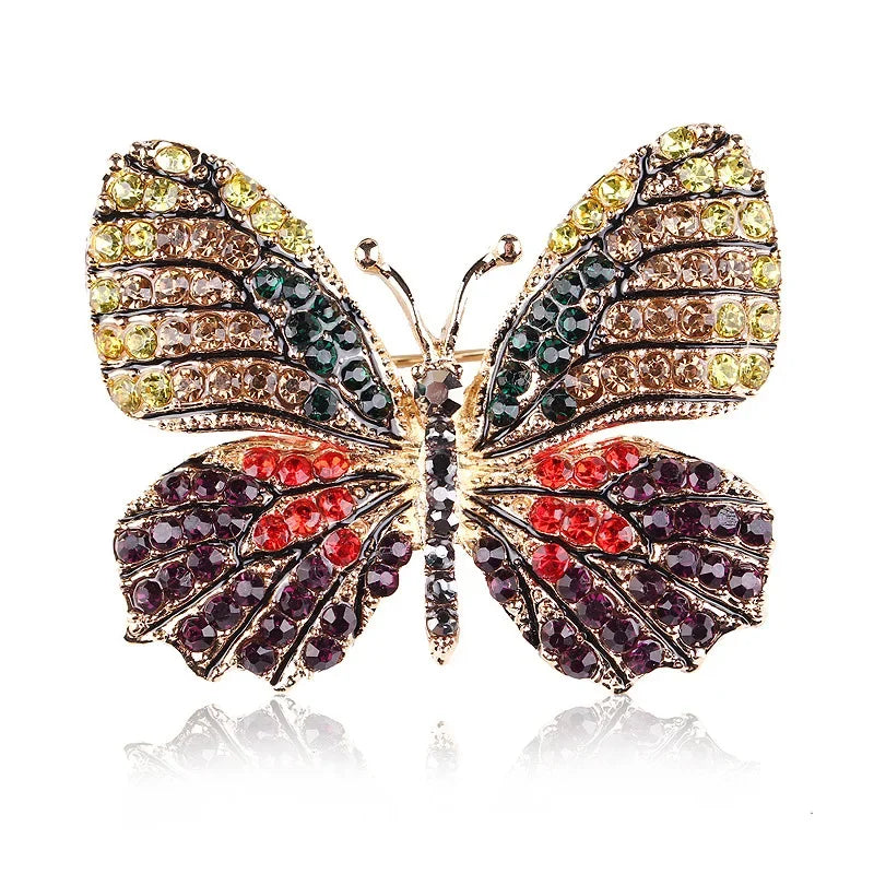 Broche Papillon Baroque Vintage Pin Badge Élégant | MDN