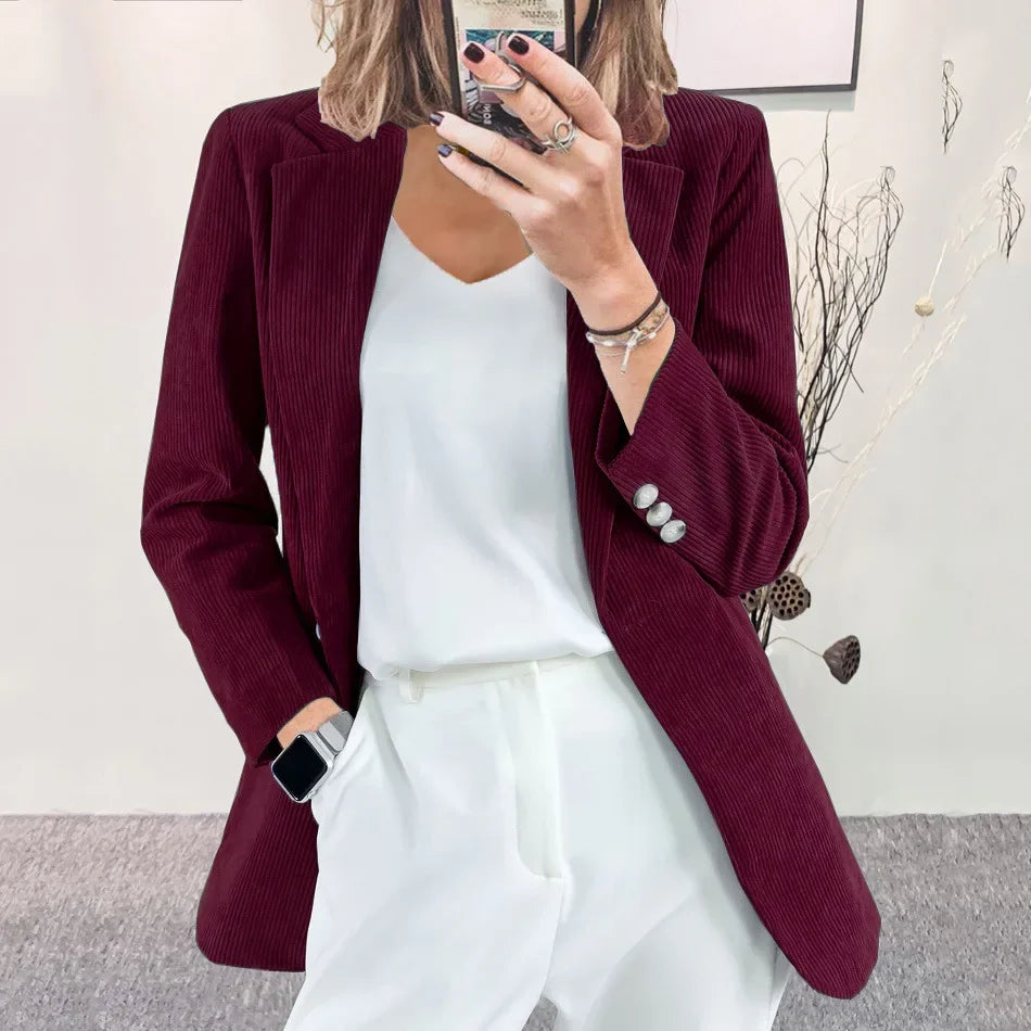 Cardigan Velours Côtelé Slim | MDN Store