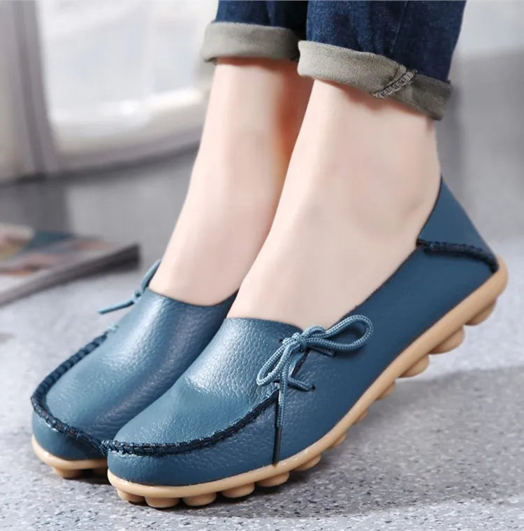Ballerines Cuir Nœud Papillon Grande Taille | MDN Store