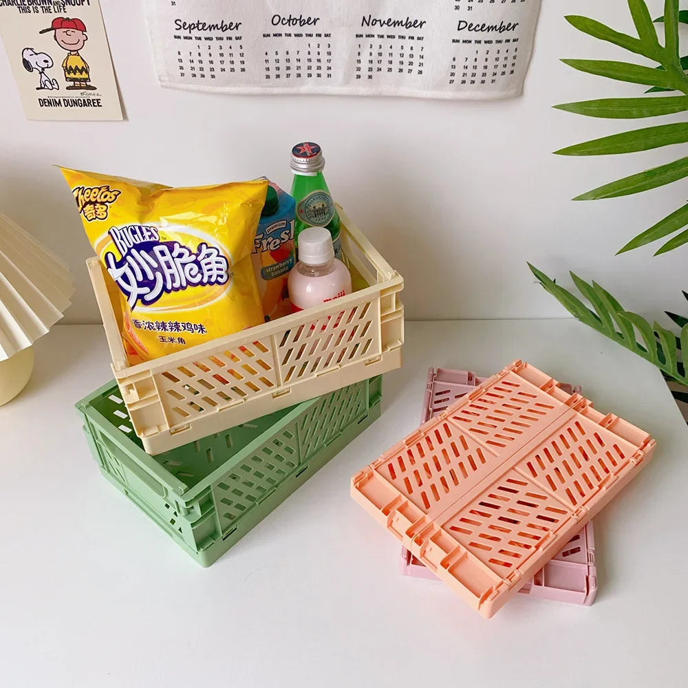 Boîte de rangement pliable avec poignées, caisse p - MDN Store 25