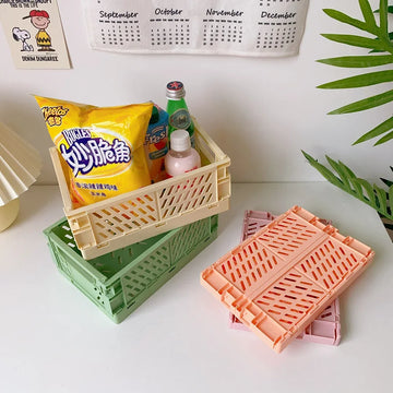 Boîte de rangement pliable avec poignées, caisse p - MDN Store 25