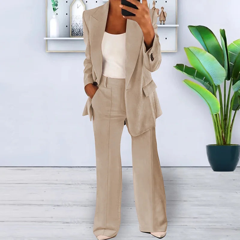Ensemble Tailleur Pantalon Blazer Noir | MDN Store