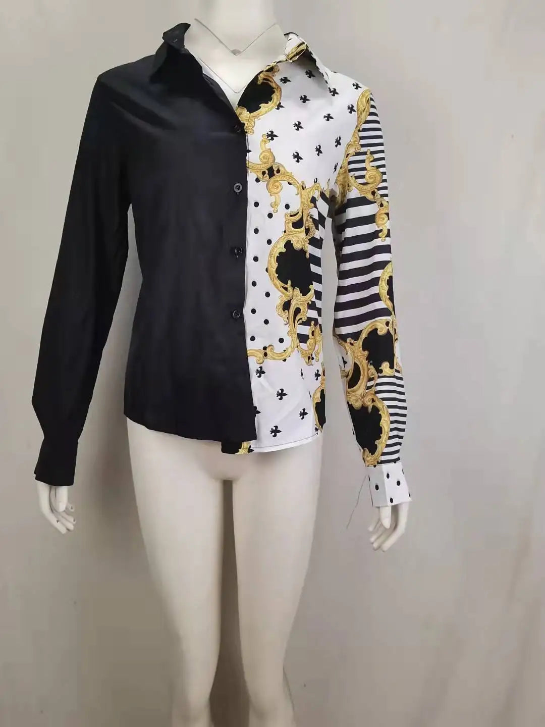 Chemise Imprimé Léopard Rayures Femme | MDN Store