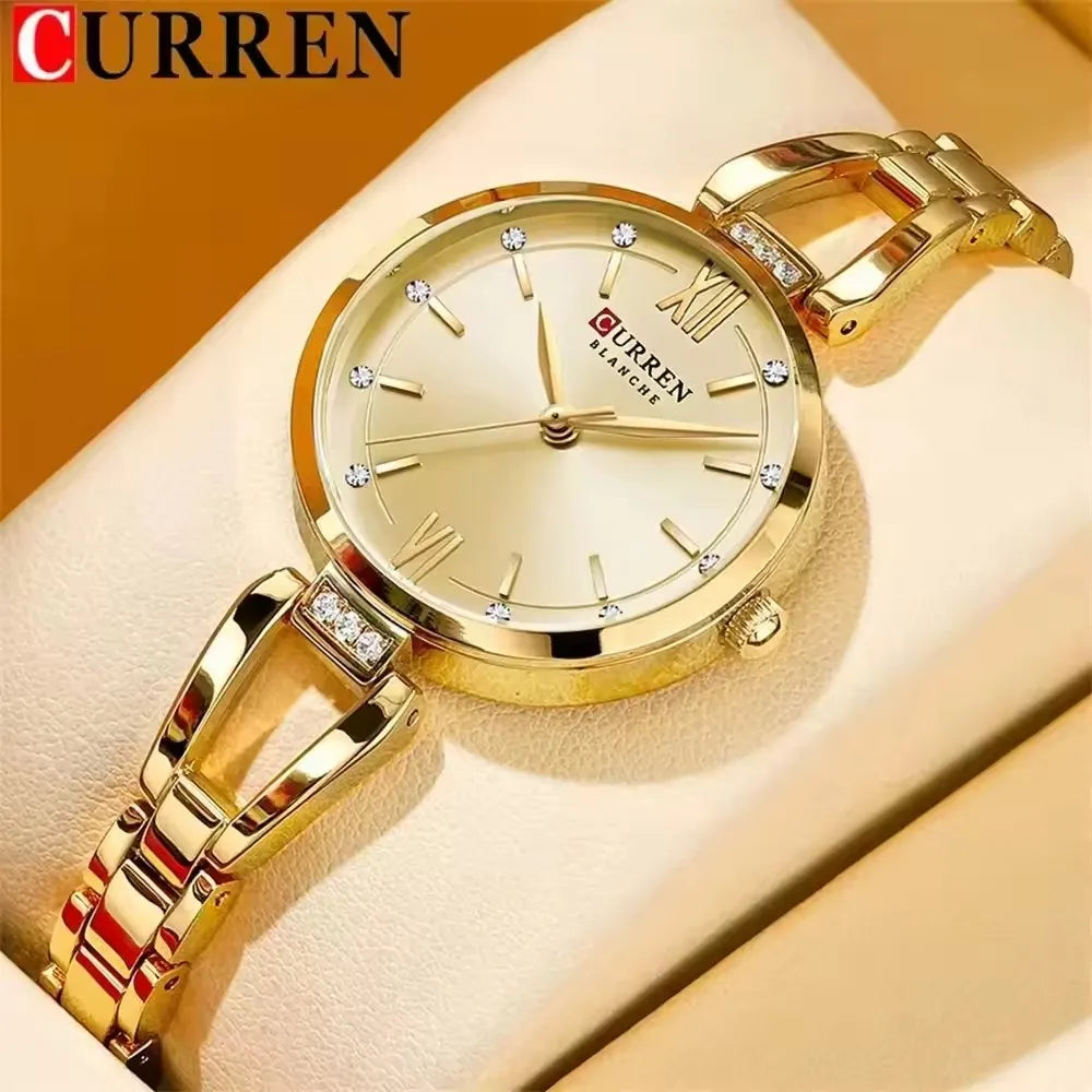 Montre Quartz Femme Acier Inoxydable Elegante Bracelet Fashion | MDN Store 25