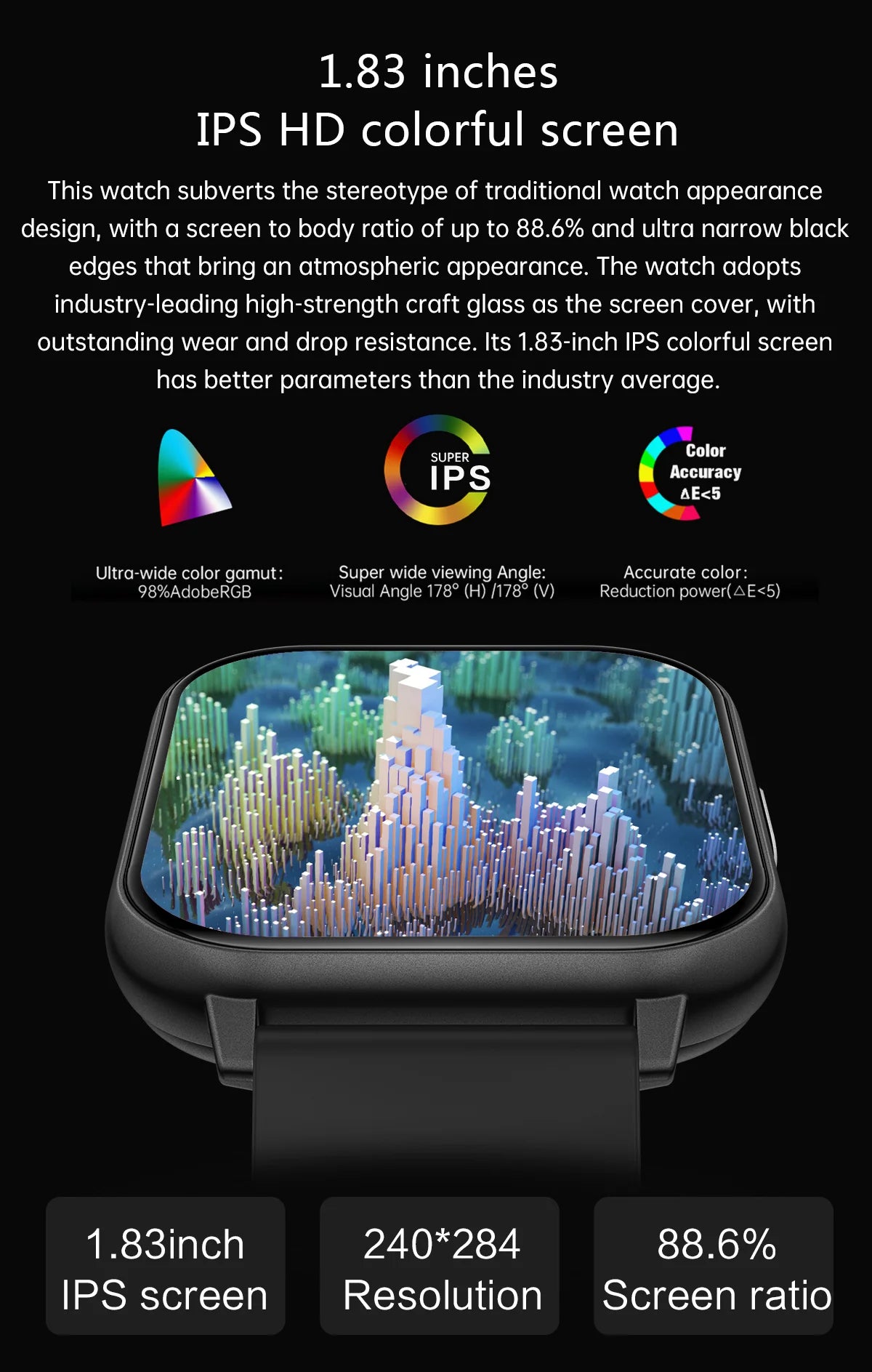 Montre Connectée Femme LIGE Tactile Personnalisable - Cardiaque Sommeil Étanche Sport | MDN