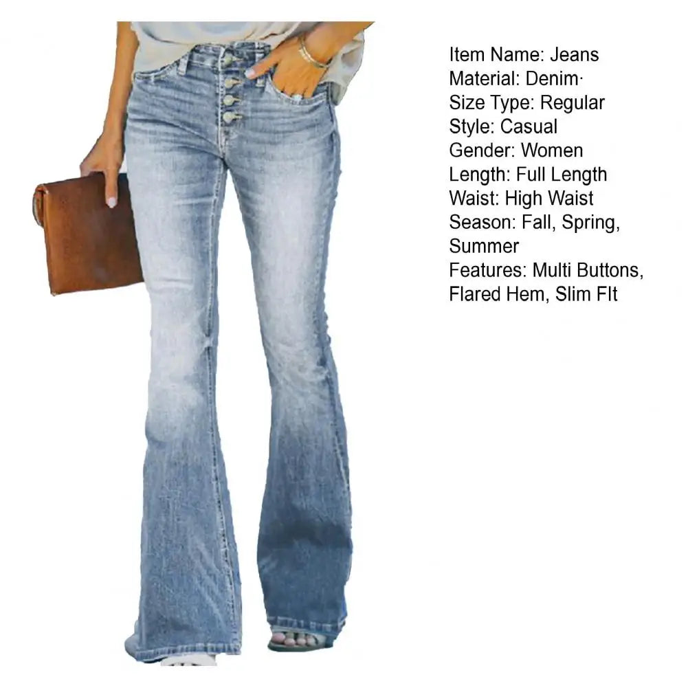 Jean Femme Taille Haute Évasé | MDN Store
