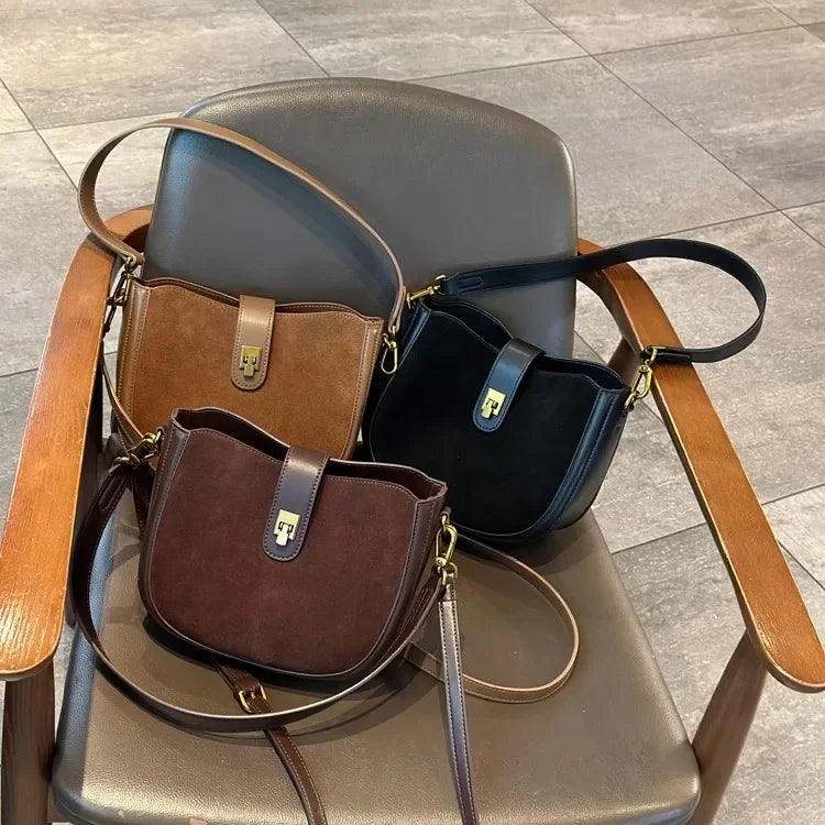 Sac Cabas Cuir Véritable Daim Luxe | MDN Store