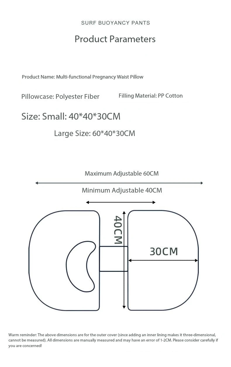 Coussin Maternité Soutien Abdominal Coton Confort Grossesse | MDN
