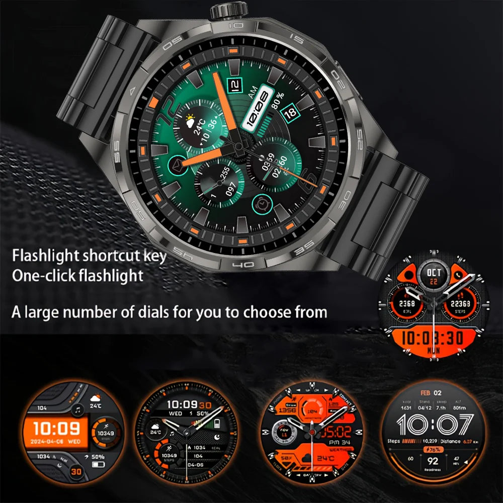 Montre Connectée GPS 1.5" NFC Boussole IP68 | MDN