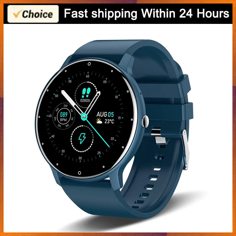 Montre Connectée Femme Homme LIGE Étanche - Bracelet Sport Météo Android iOS | MDN