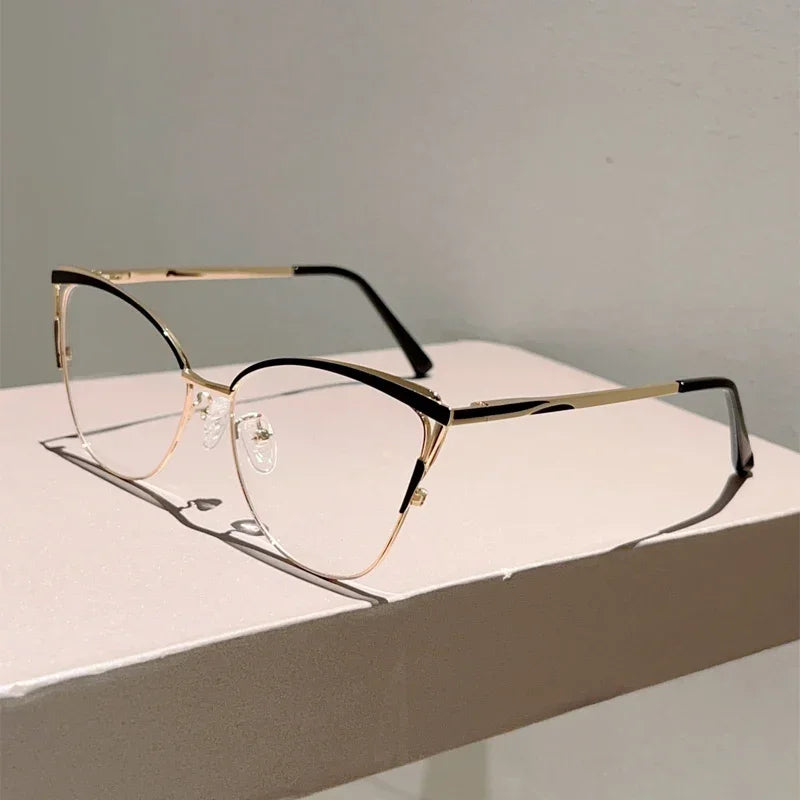 Lunettes Oeil de Chat Oversize Femme Vintage Monture Optique | MDN Store