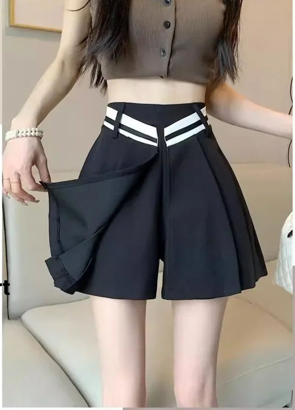 Short Femme Casual Taille Haute Jambes Larges | MDN