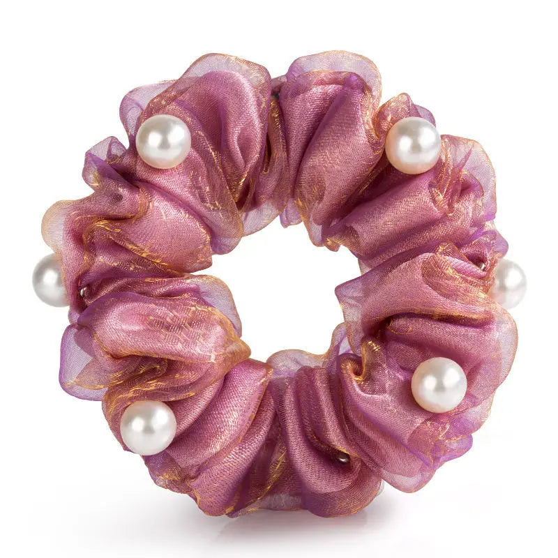 Chouchou Dentelle Nœud Fantaisie - Élastique Cheveux Femme Fille Haute... | MDN Store