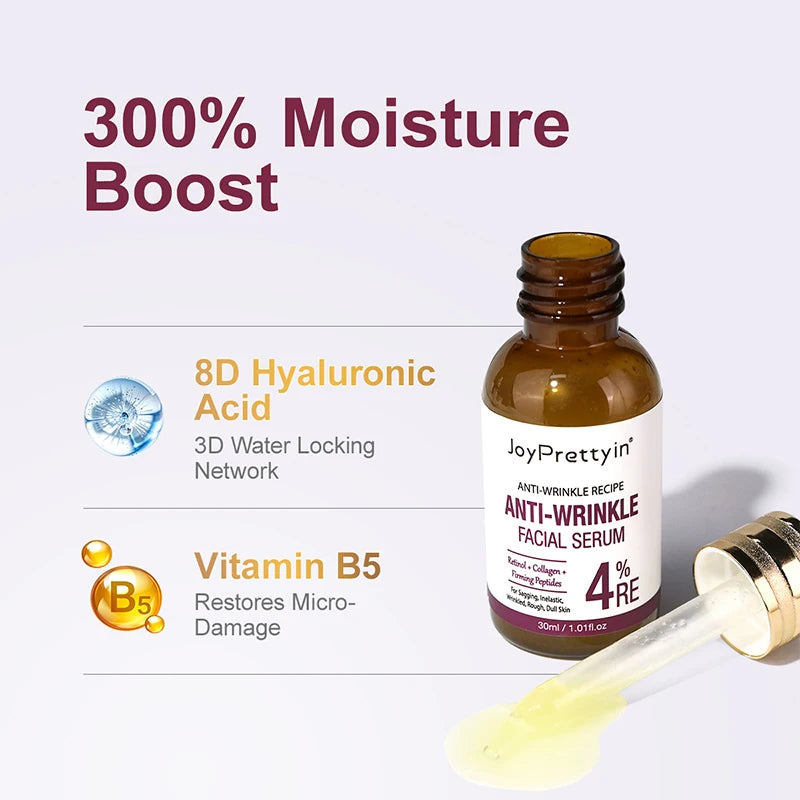 Sérum Visage Rétinol Anti-Rides Collagène Acide Hyaluronique | MDN Store