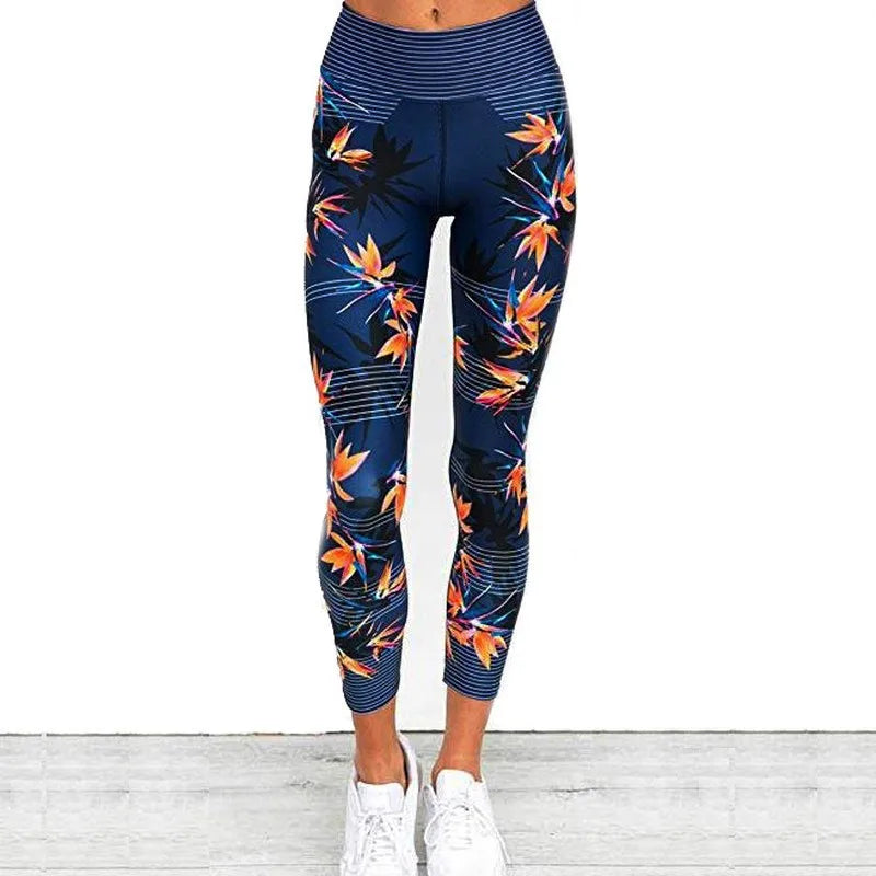 Leggings Camouflage Feuille d'Érable Taille Haute Femme | MDN Store