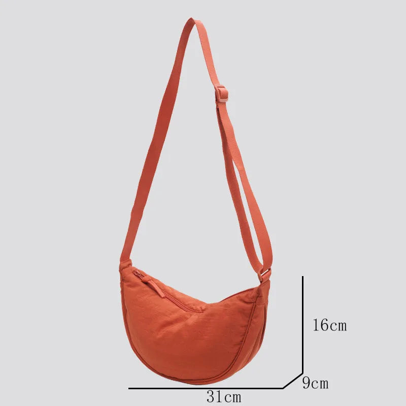 Décontracté Nylon Hobos Sac Bandoulière Femme | MDN Store