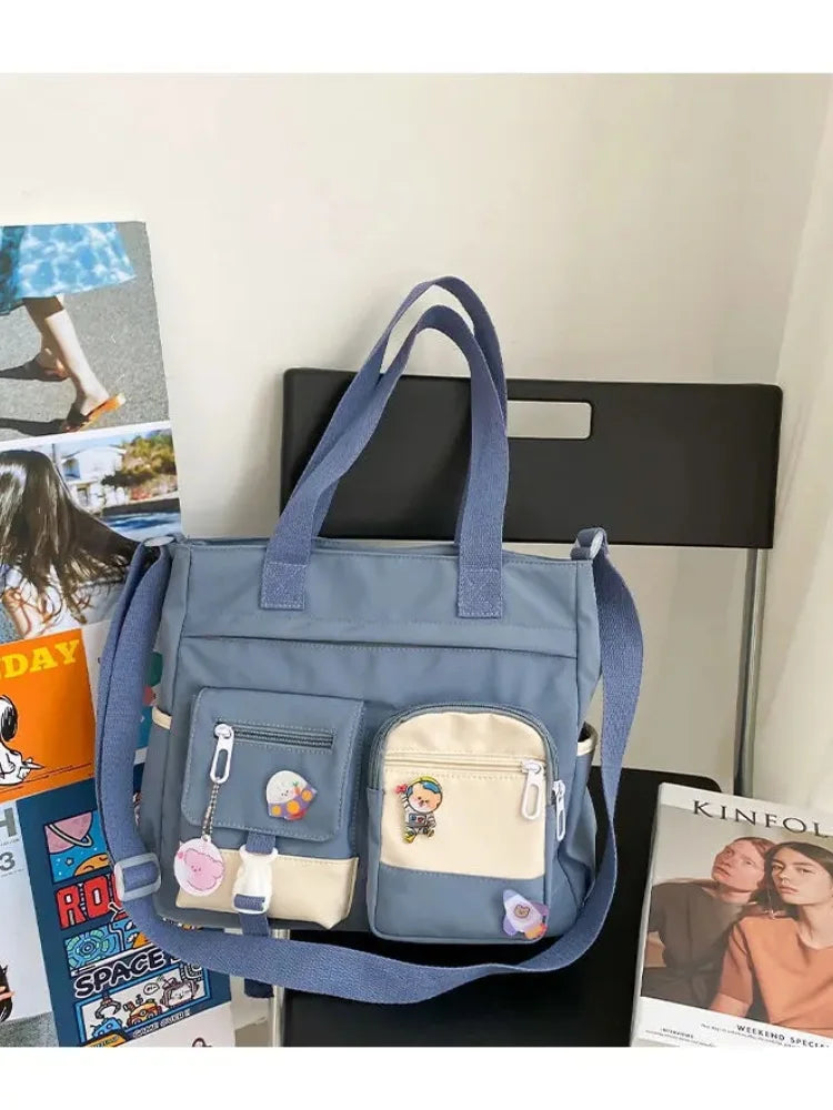 Sac Femme Imperméable Toile Grande Capacité Bandoulière | MDN Store