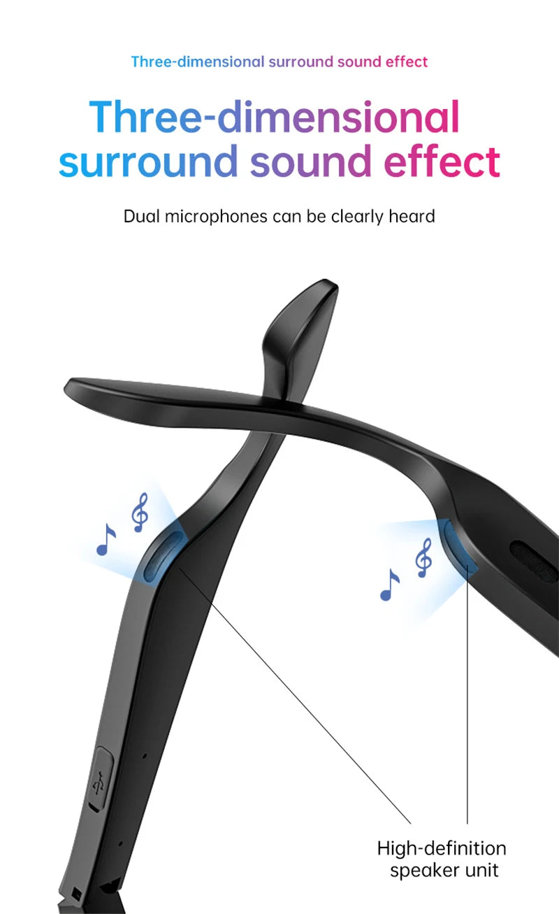 Lunettes Intelligentes Bluetooth 5.3 Traduction IA Temps Reel Musique | MDN Store 25