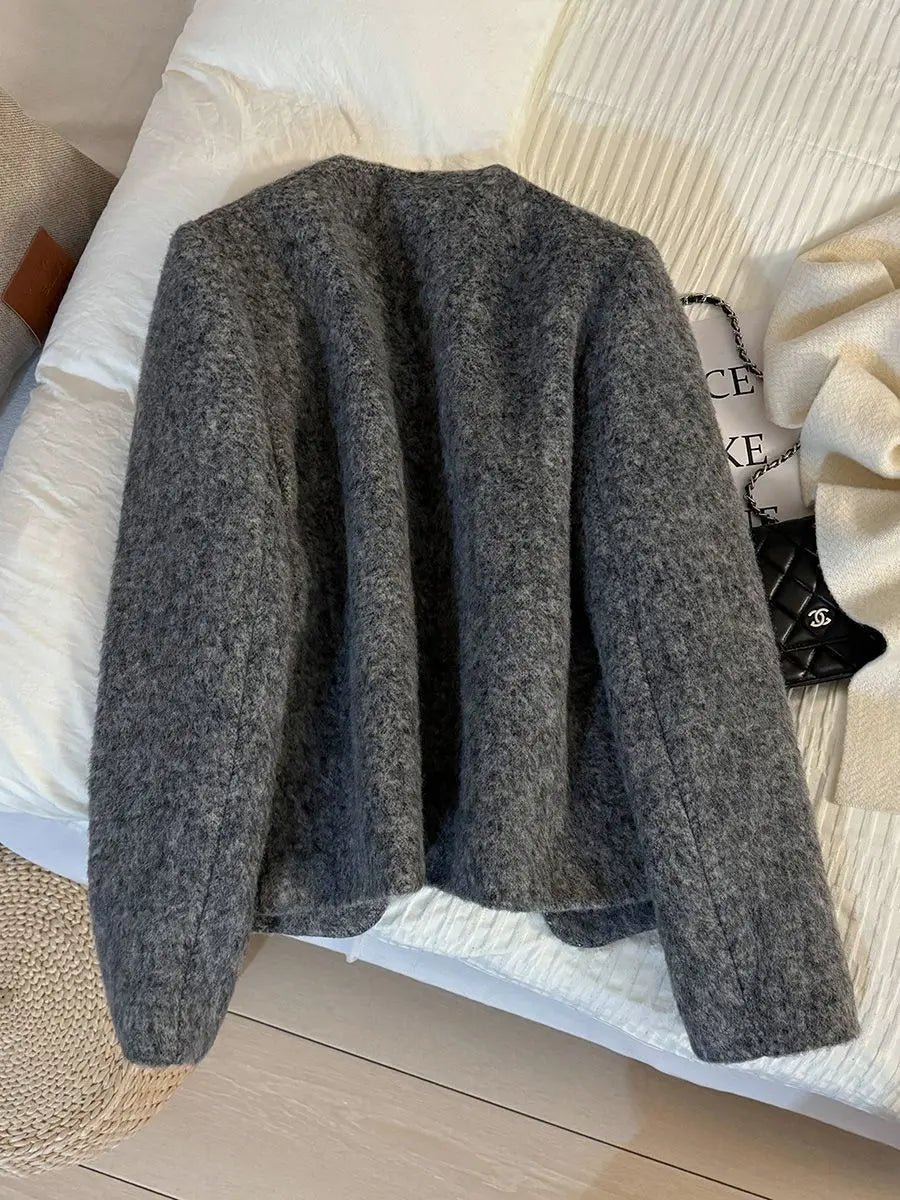 Veste Courte Grise Style Français | MDN Store