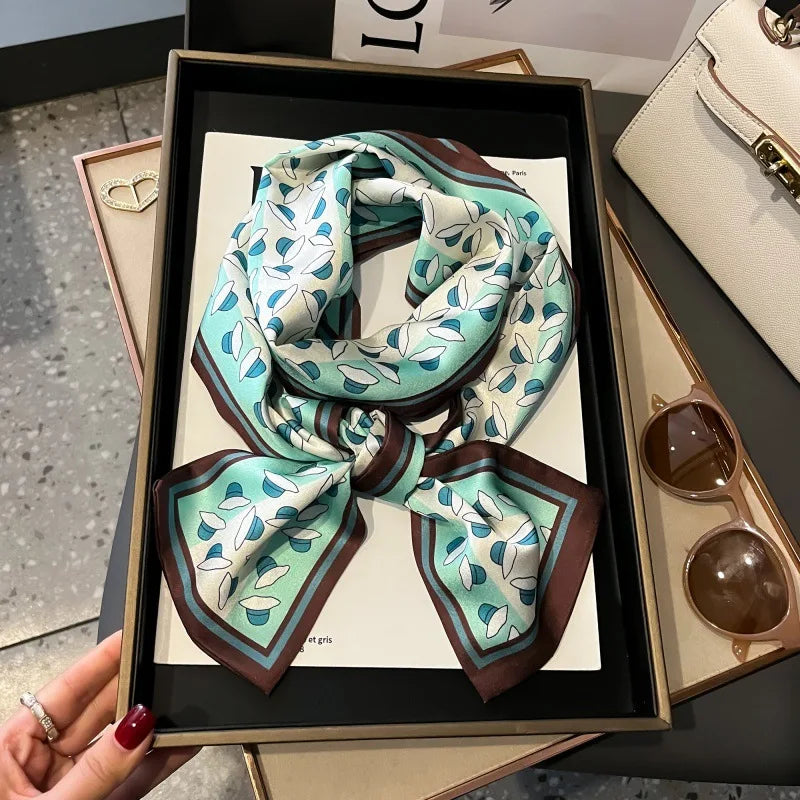 Foulard Soie Long Étroit Femme Cravate | MDN Store