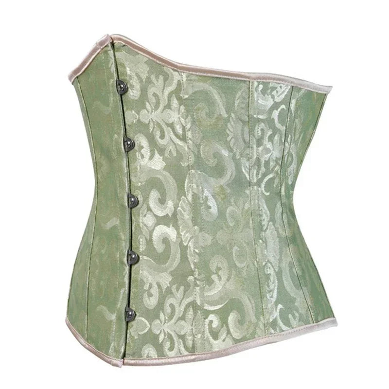 Corset Sous-Poitrine Jacquard Floral | MDN Store