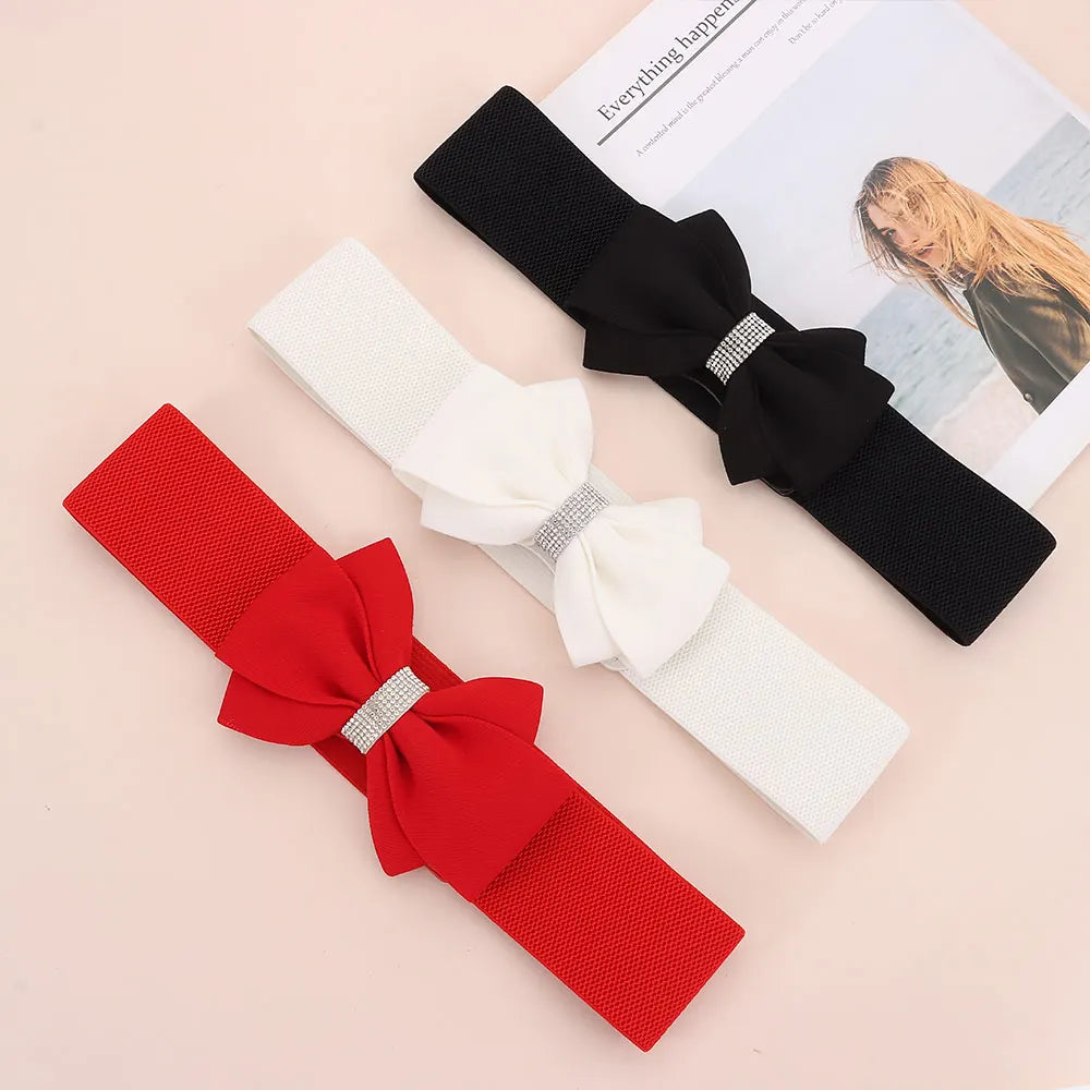 Ceinture Large Nœud Strass | MDN Store