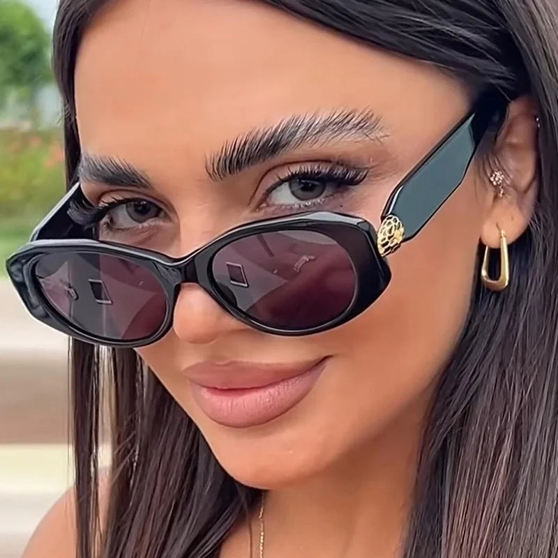 Lunettes Soleil Cat Eye Serpent Métal | MDN Store