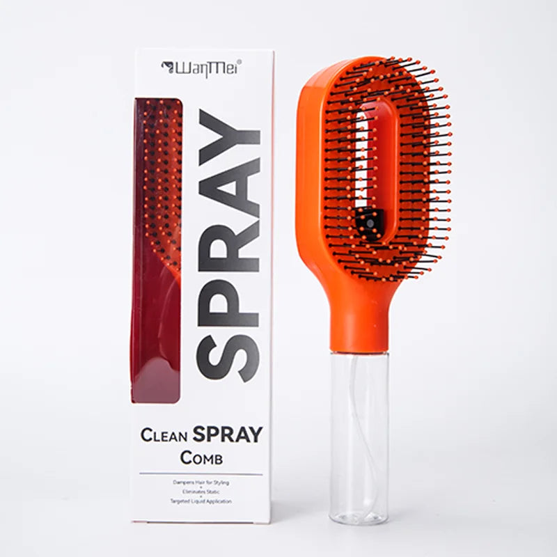 Brosse Demelante 2-en-1 Pulverisateur Massage Cuir Chevelu Antistatique | MDN Store 25