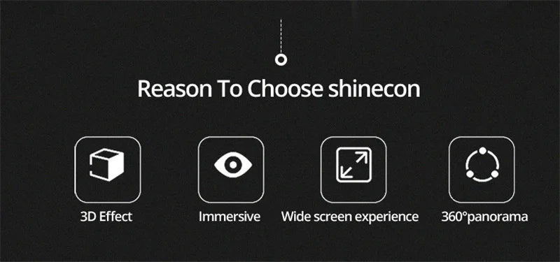 Casque VR Shinecon 10.0 Lunettes 3D Réalité Virtuelle Smartphone | MDN Store