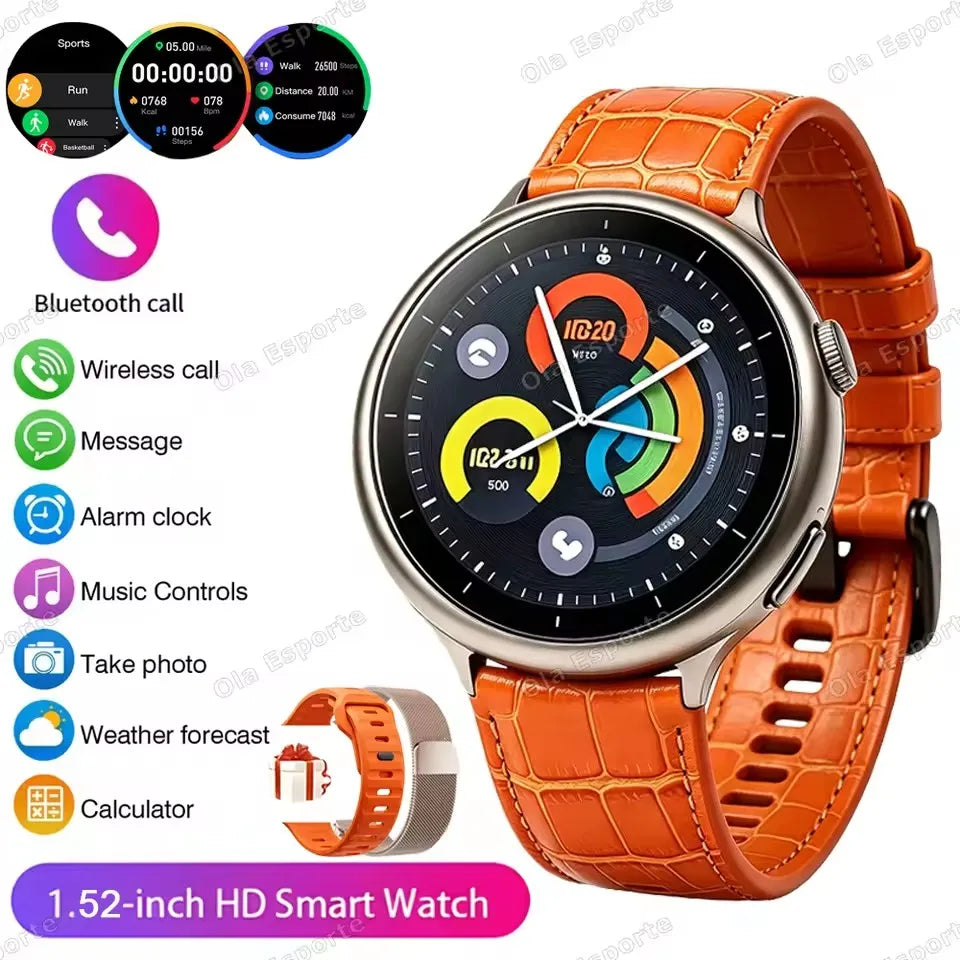 Montre Connectee Sport Assistant Vocal Bluetooth 5.3 Ecran 1.5 Pouce | MDN Store 25