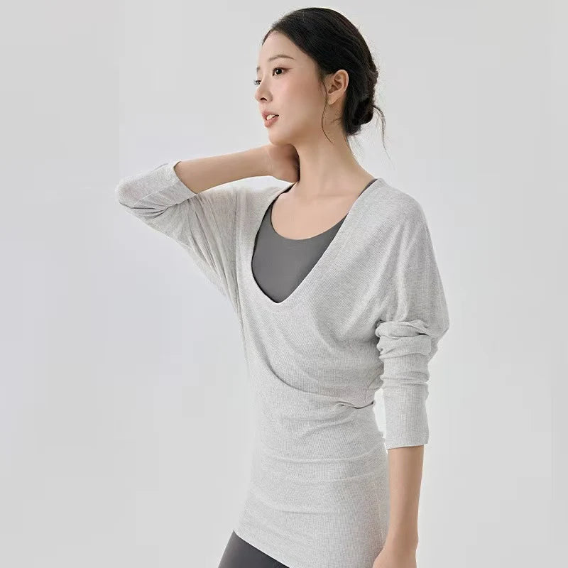 Top Fitness Femme Col U Sexy Pilates Yoga Sport | MDN Store