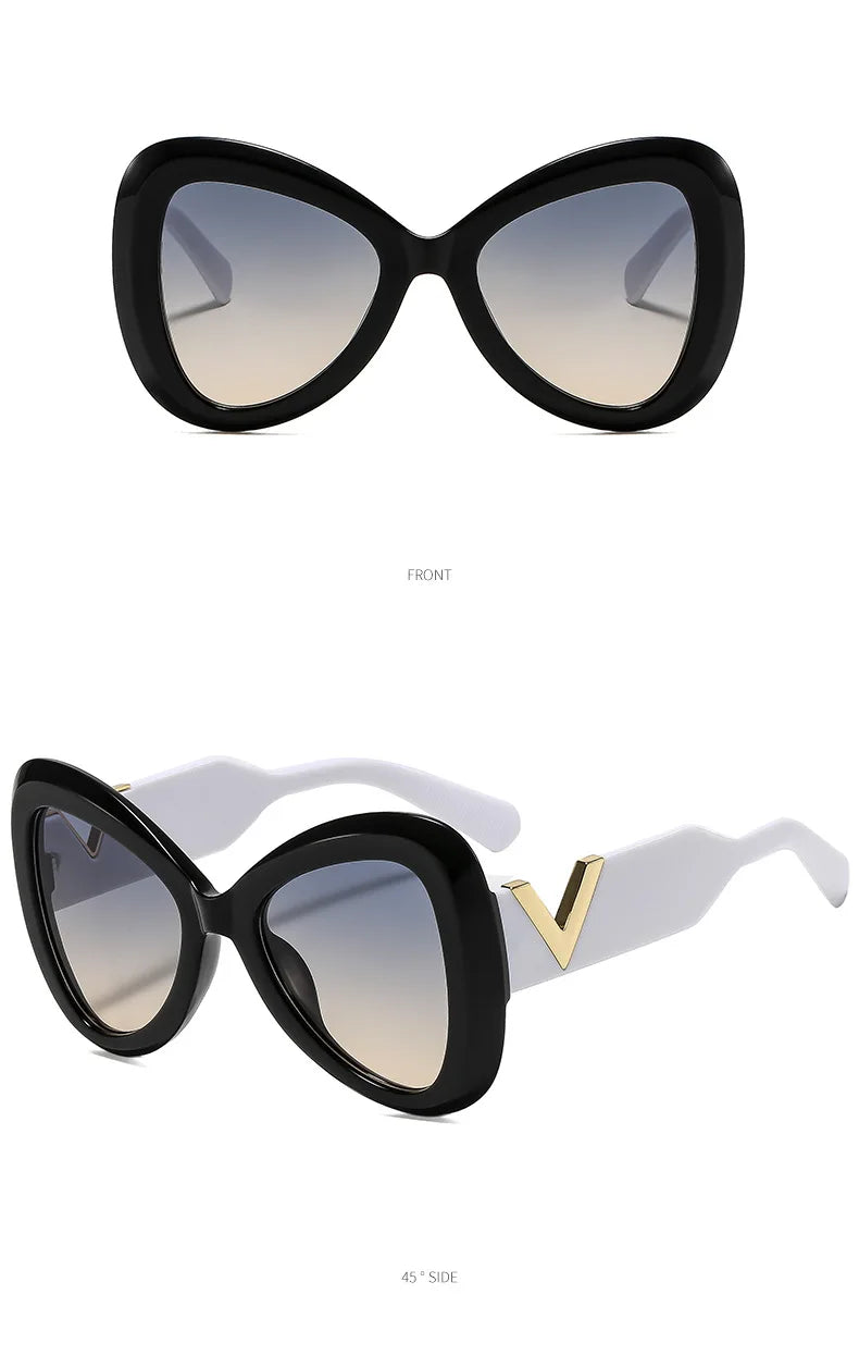 Lunettes Soleil Papillon Oversize UV400 | MDN