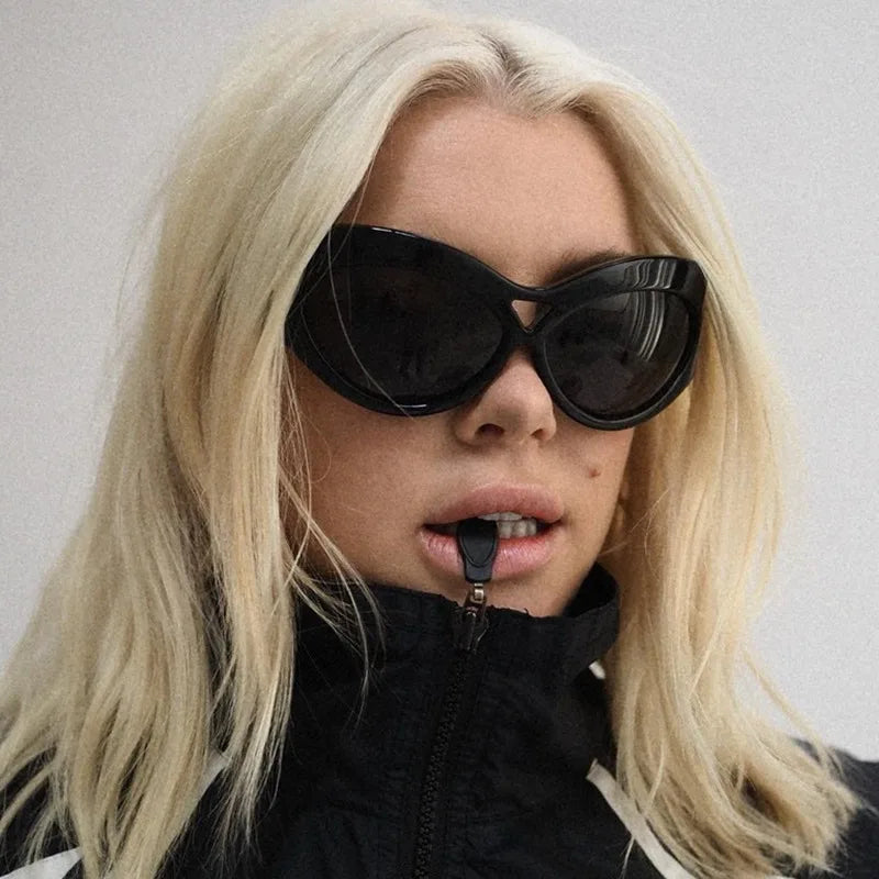 Lunettes Soleil Cat Eye Papillon Y2K | MDN Store