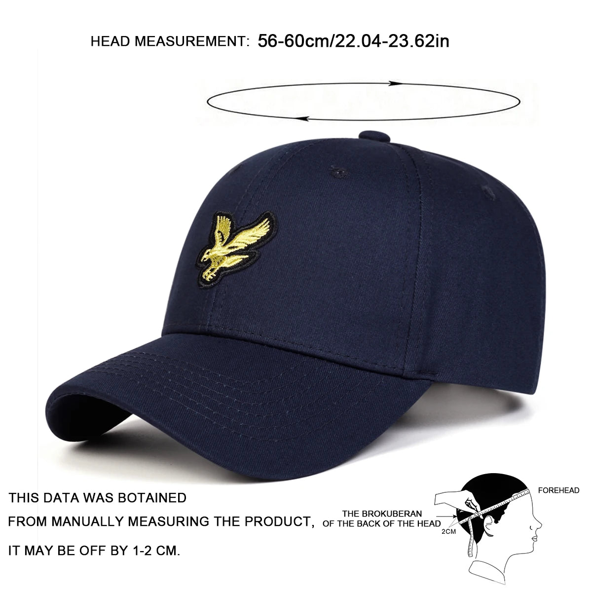 Casquette Baseball Broderie Aigle Femme Reglable Printemps Automne | MDN Store 25