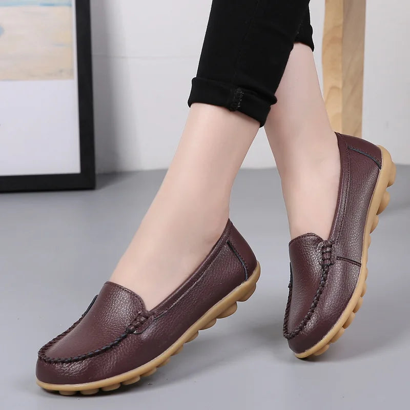 Chaussures Cuir Confort Slip-On Respirantes | MDN Store
