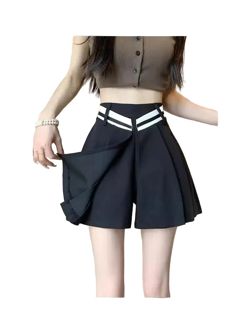 Short Femme Décontracté Taille Haute Jambes Larges | MDN Store