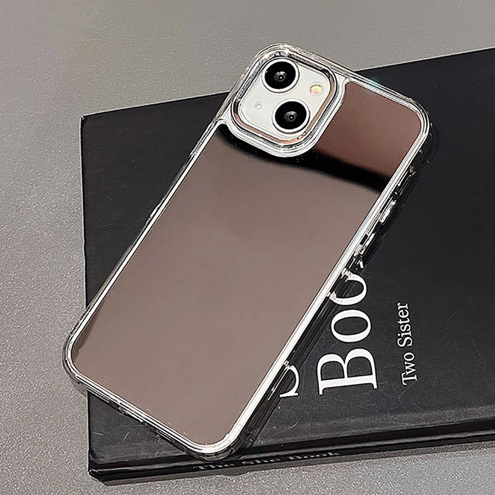 Coque iPhone Miroir Luxe Or Argent Antichoc - 16 15 14 13 12 11 | MDN Store